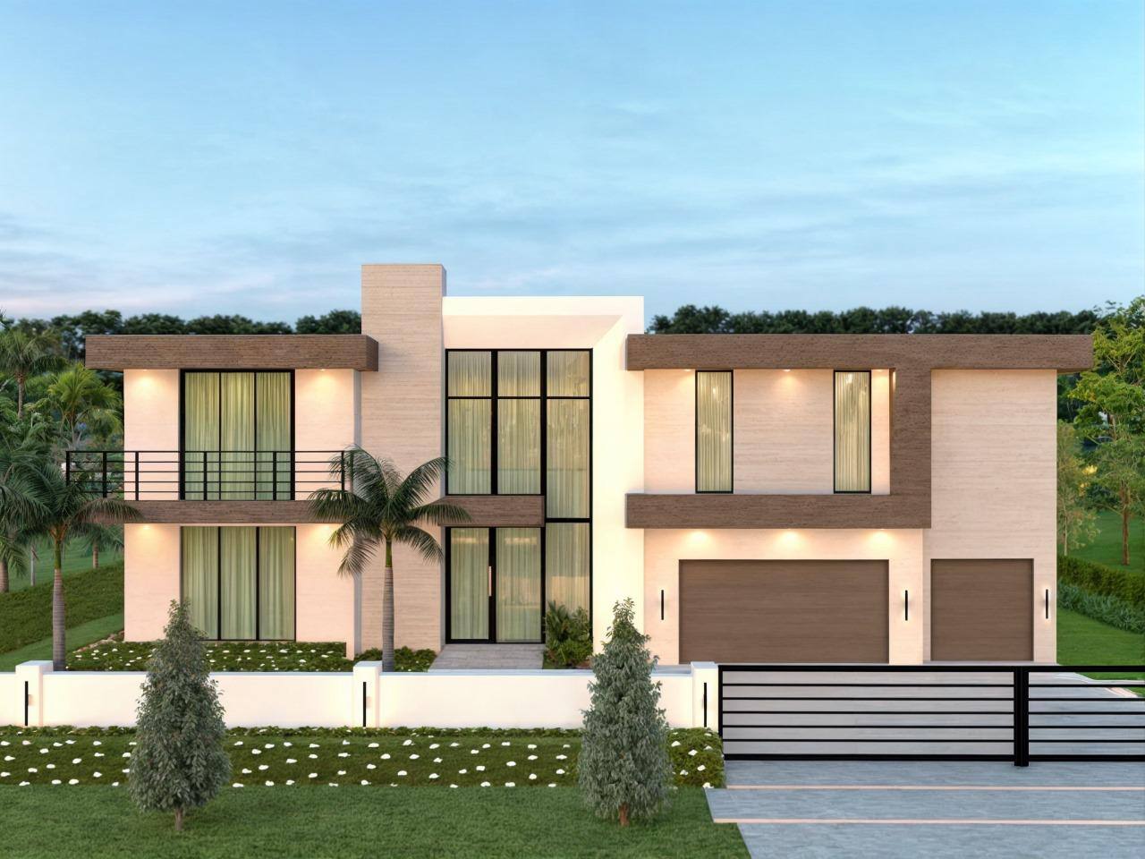 Rendering of new construction home